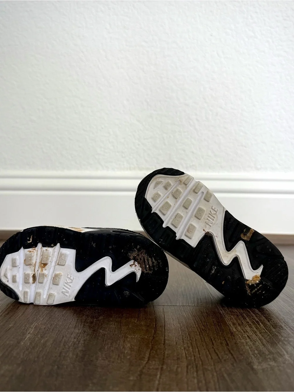 Nike Air Max 90 LTR TD Black White 6C CD6868-010 No Laces